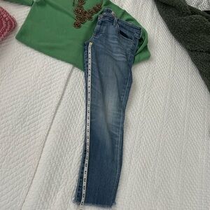 AG Light Blue Straight Leg Jeans